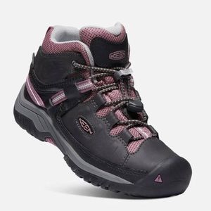 Keen Kids Hiking Boot in Black and Pink